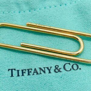 Rare Vintage Tiffany & Co. 14K Gold Paperclip Money Clip – 2"